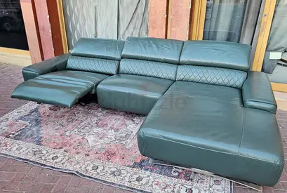 Perfect condition Koala Living Electric Recreener Original Leather L shape Sofa