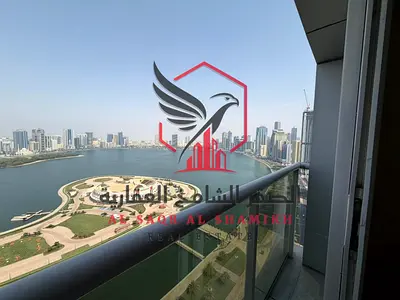 اطلالة بحرية مباشرة شهر مجانا باركن + جيم ومسبح مجانا 3 غرف وصالة + غرفة خدامة + خزائن في المجاز 3