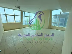 Three bedroom apartment with a living room for annual rent in Al Mamzar Sharjah Built in wardrobes B