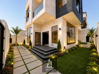 odern villa for sale with swimming pool, electricity, water, and air conditioning. Freehold ownersh
