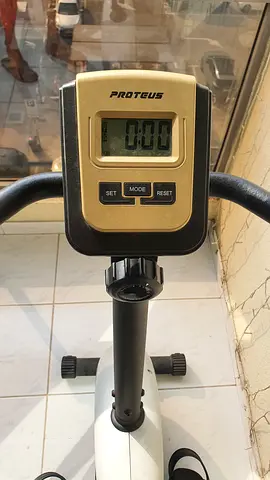 Used Proteus Upright Exercise Bike with Digital Monitor - Good Working Condition