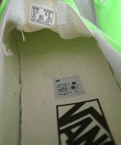 Vans slip-on women's shoes size 36.5 EUR (neon green) - brandnew