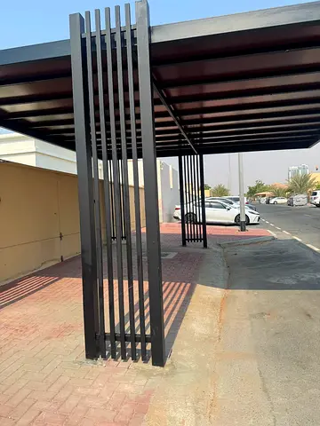 Metal Car Parking Shade / Pergola Structure - Good Condition
