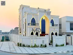Corner Villa for sale | ajman| al helio1 area | 7 master rooms, majlis, 2 halls, roof| freehold | 0 