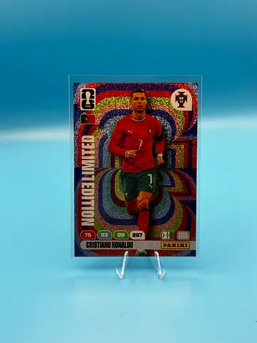 Cristiano Ronaldo Limited Edition Football Trading Card
