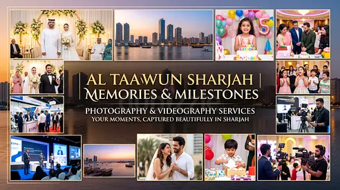 Al Taawun Photographer & Videographer | Professional Content Creation for Brands & Businesses.