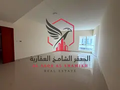 Free AC, parking, gym & pool. 2BR apartment with master bedrooms, sea view, built-in wardrobes, and