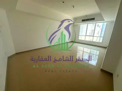 Two bedroom apartment for annual rent in Al Majaz 2 Sharjah free parking built in wardrobes balcony open view maid’s room spacious areas