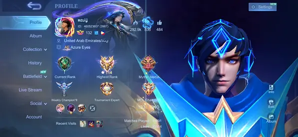 Mobile legends Exalted collector 4