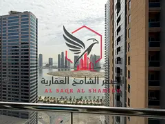 Luxury 3BR apartment in Al Khan, free parking, free gym & pool, with a stunning view.