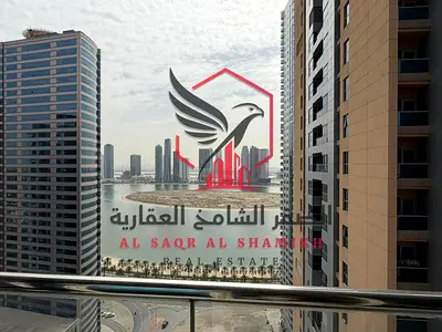 Luxury 3BR apartment in Al Khan, free parking, free gym & pool, with a stunning view.