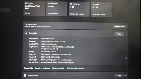Asus Tuf gaming f16