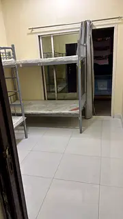 Bed space available - 5 in room= attached bath  and big balcony- Karama-Direct from owner