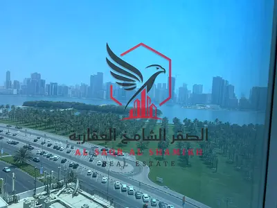 تكييف مجانا باركن مجانا غرفة وصالة بإطلالة بحرية مطبخ بإطلالة على كورنيش المجاز جيم ومسبح مجانا 4 شيكات تاور عائلي قريب من مخرج دبي