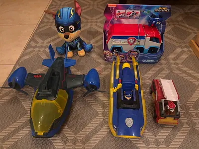 PAW Patrol Toy Collection with Plush Chase and Vehicles