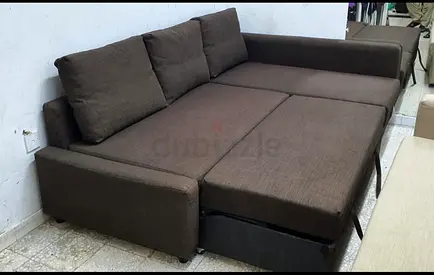 L shape storage sofa bed or corner sofa in Ikea brand