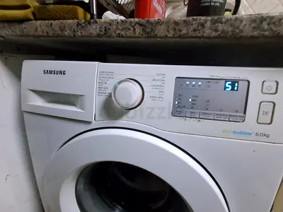 Samsung front load washing machine 6kg - good working condition with Manual book