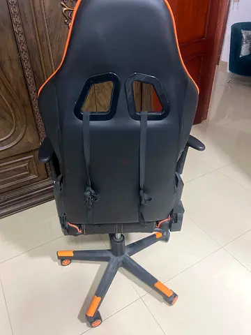 Black & Orange Gaming Chair — Good Condition