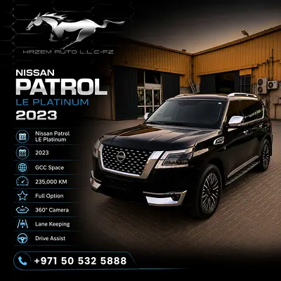0% DP Nissan Patrol 2023 LE Platinum | GCC Specs