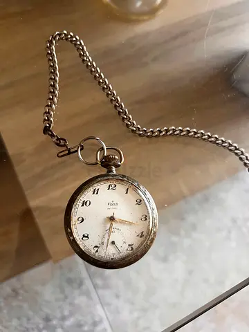 Vintage ELVES Mechanical Pocket Watch – Made in France
* Original vintage mechanical Price: AED 300