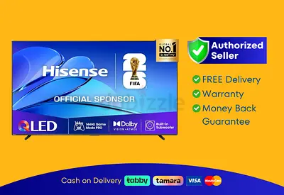 Hisense 98 inch TV Smart QLED 4K - Brand New - 1 Year Brand Warranty - Free Delivery | 85 86 95 100