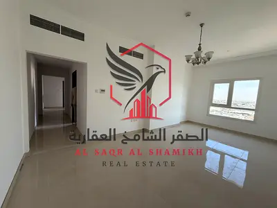 شقة للإيجار غرفتين نوم وصالة في المجاز 2 باركن مجانا تكييف مركزي بلكونة مع إطلالة مميزة