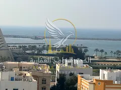 Monthly studio in Al Qulaya brand new hotel furnished sea view free parking.