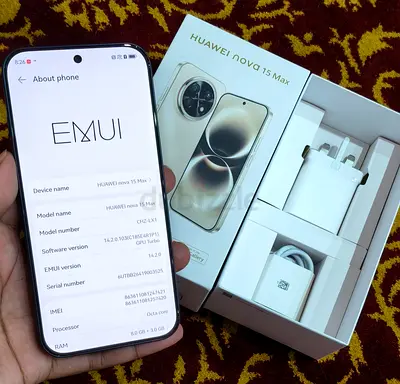 Huawei nova 15 Max (8GB RAM, 256GB) - Good Condition with Box & Charger