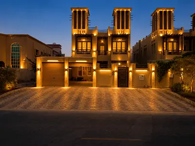 Villa for sale in Al Rawda 2, Ajman. Excellent location on a street and a side lane. Includes electricity, water, and air conditioning.