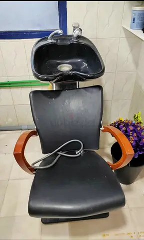 Salon Shampoo Backwash Chair with Sink - Used