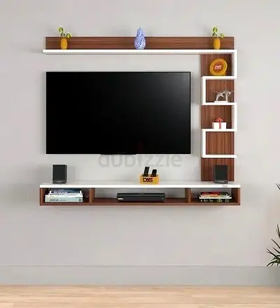 Modern Wall Mounted TV Entertainment Center