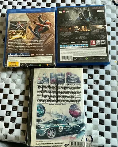 Video games ps4 and pc dvd cd