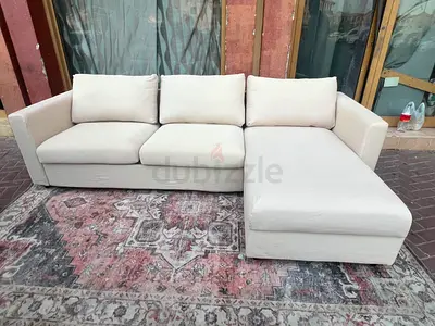 Almost Like New Condition ikea vimle L shape sofa bed with mattress
