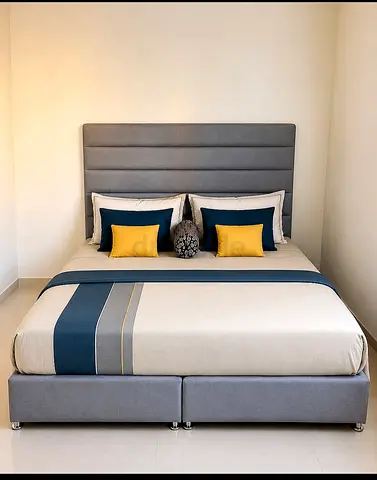Title: Home Centre Super King Size Bed with 40 cm Mattress – Excellent Condition