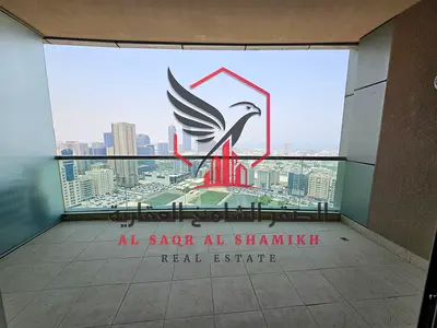 اربع غرف وصاله ف يالمجاز3 تكييف وباركن مجاني مع جيم ومسبح مجاني موقع مميز وحيوي قريب من كل الخدمات وقريب من مخرج دبي