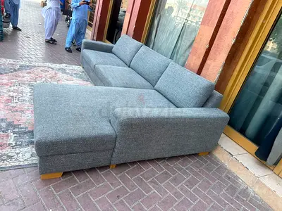 Ikea Sorvallen L shape sofa under storage