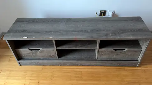 FREE Used TV Console / Entertainment Unit - Grey