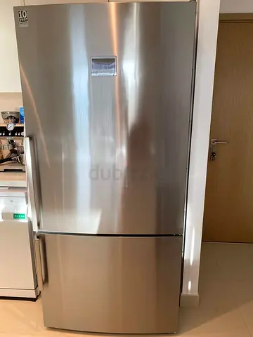 Free Delivery- BOSCH Series 8 Fridge With Bottom Freezer Stainless Steel Body Width 85cm