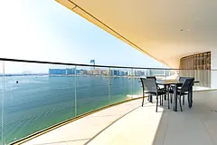 Luxury 2BR | Sea & Palm Jumeirah View | Private Beach access & Kids Play Area | All Bills Included