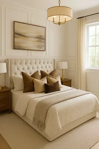 Brand New Luxury Fabric Bed Frame For Sale. 120*200 Double Size Bed Frame For Sale