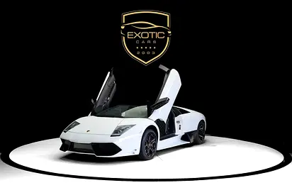 2009 | MURCIELAGO LP640 ROADSTER | WHITE/BLACK | DIAMOND STITCHED INTERIOR