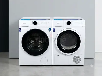 Midea Brand 10kg Washer & 8kg dryer Separate Set With Wi-Fi Assiste Excellent Condition
