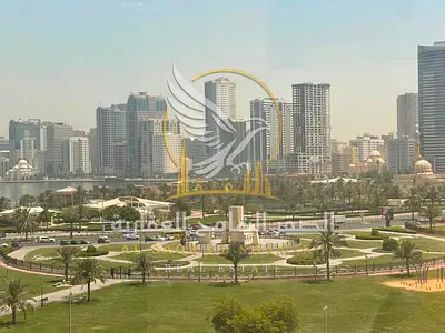 Two BHK in Al Majaz 2 sea view free AC deposit cheque Six cheques near Dubai exit.