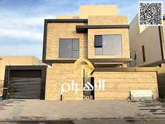 (Modern elevator + private pool) For sale: Luxurious modern villa, two floors and a roof, including