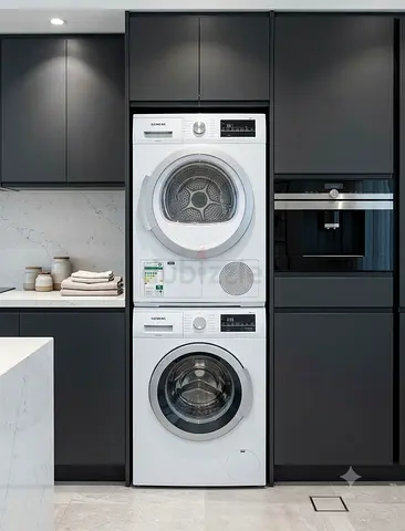 Siemens Stacked Washer & Dryer Set – Good Condition