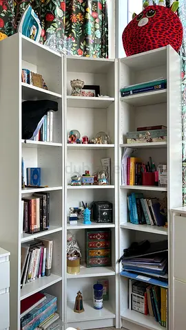 White Adjustable Multi-Shelf Bookcase Set