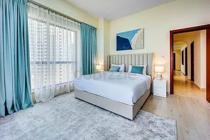 New sea view Rimal 2bd in front of the beach