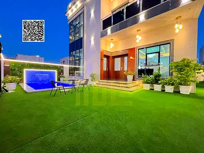 Luxury villa – with air conditioning, water, and electricity – directly from the owner – freehold – good location – with a swimming pool – 3 floors