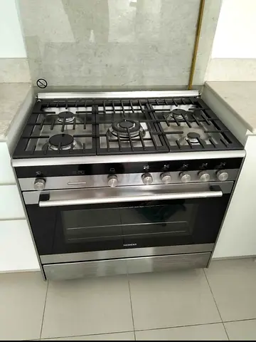 Siemens IQ500 Top Gas Oven Electric Digital Cooking Range Sam Like New Condition 90cm