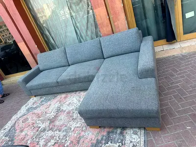 Ikea Sorvallen L shape sofa under storage